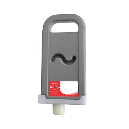 Cig WF Non-OEM New Red Wide Format Ink Cartridge for Canon PFI-1700 WCPFI1700R